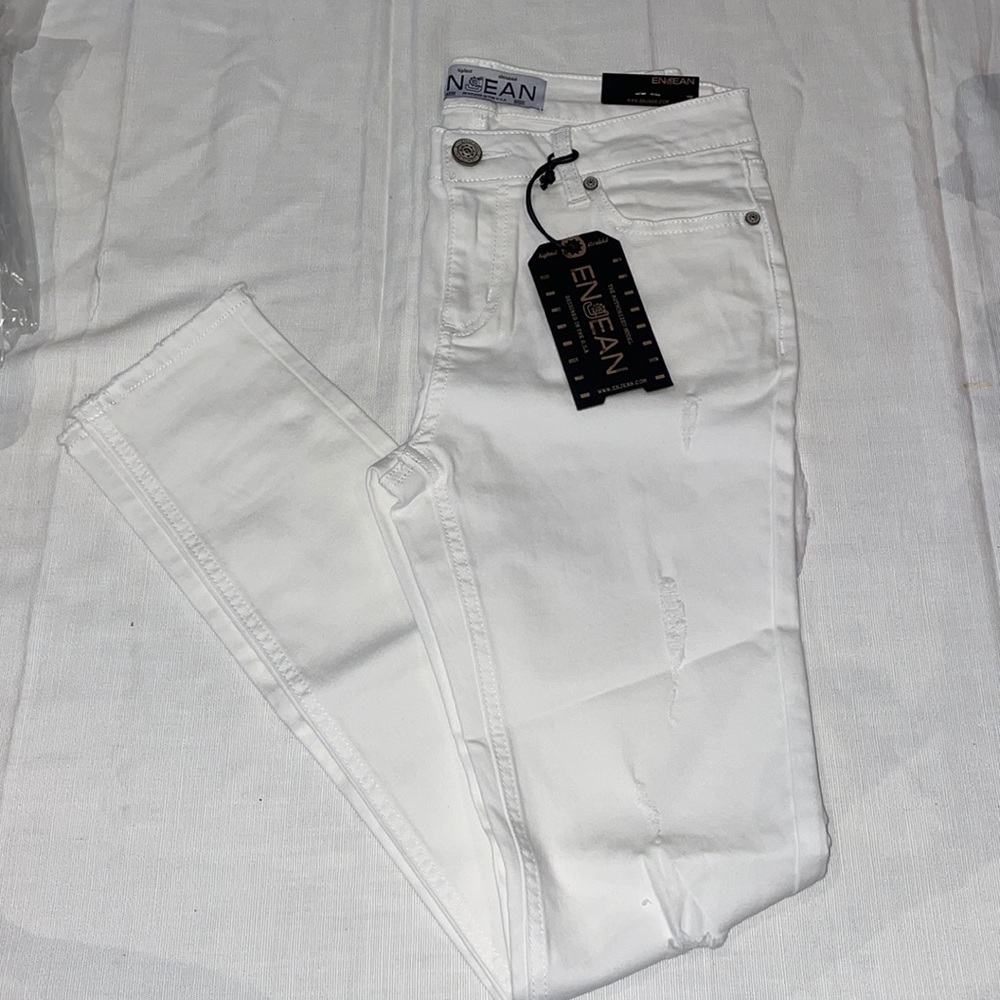 White jeans